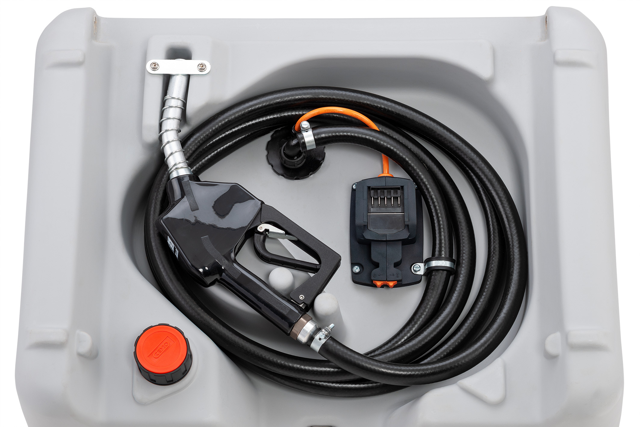 DT-Mobil Easy 210 Liter mit 18-V-Pumpe CAS-Akku-System OHNE Akku und Ladegerät - Detail