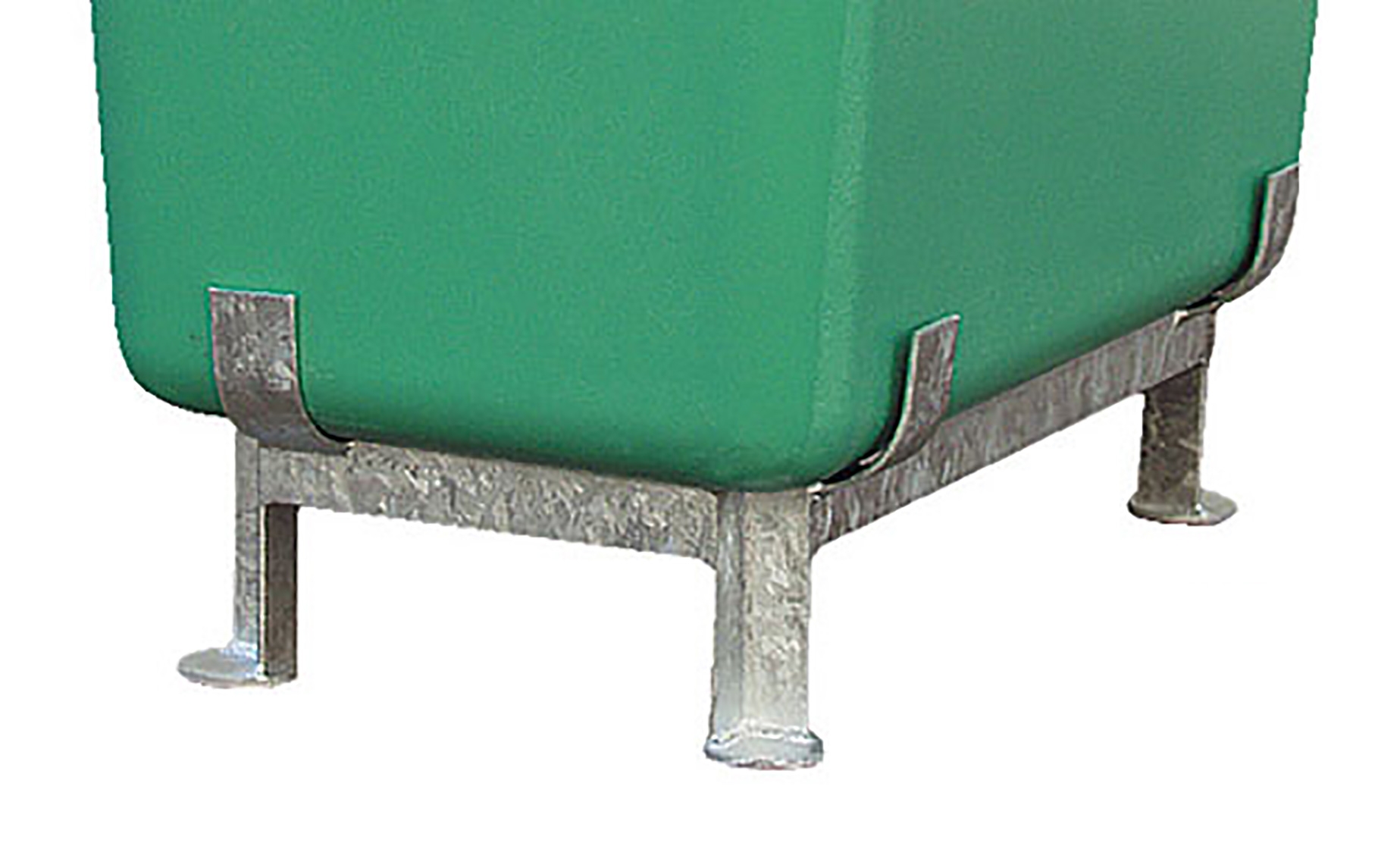 Beispiel Stahlfußgestell für Streugut- und Rechteckbehälter, Moebel